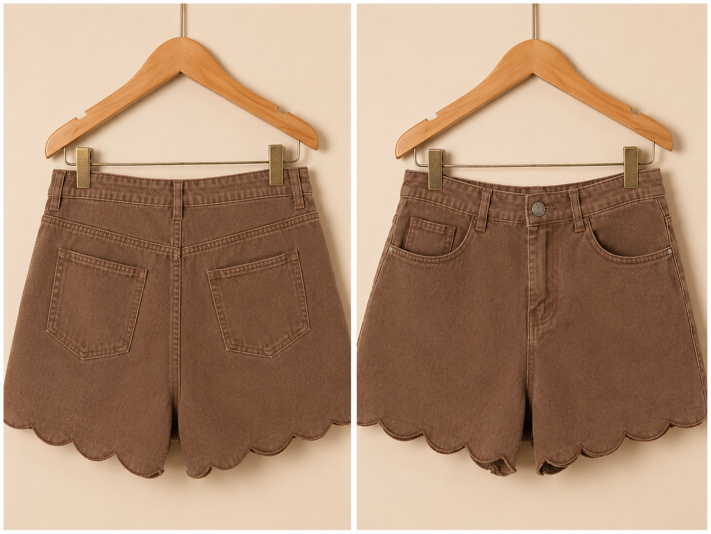 Short en jean détail