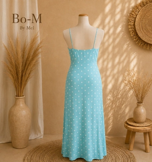 Robe fine bretelle croisé dos