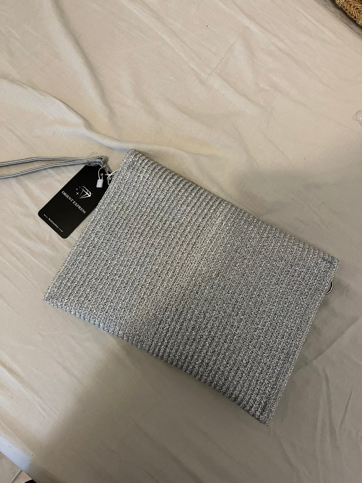 Grande pochette Argenté