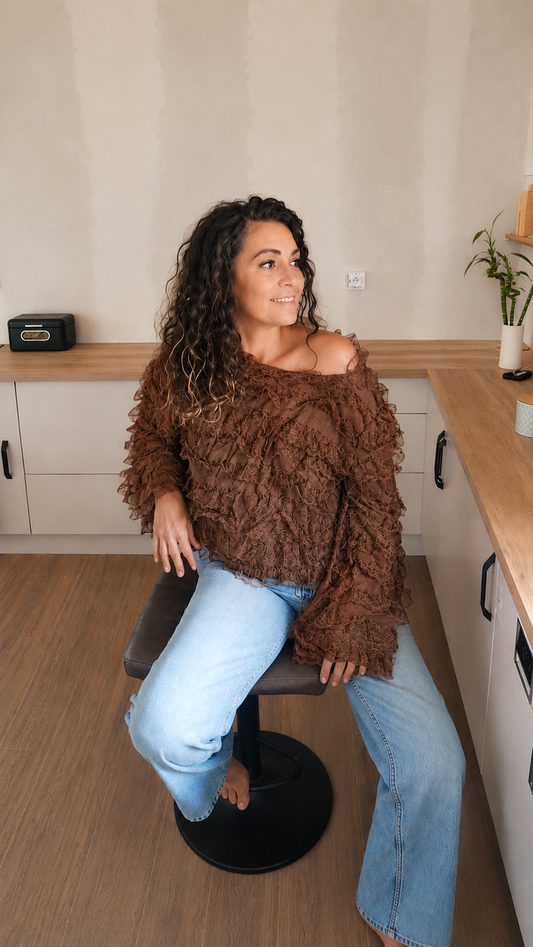 Blouse Dentelle Crush 🤎