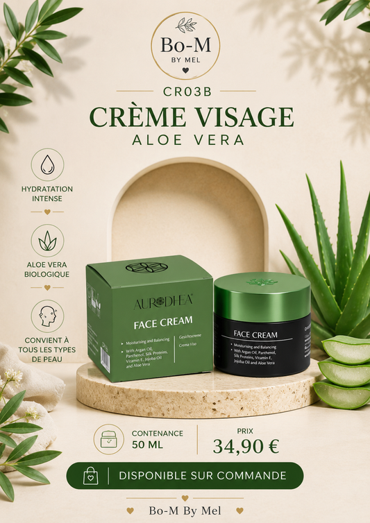 🌿 CRÈME VISAGE ALOE VERA