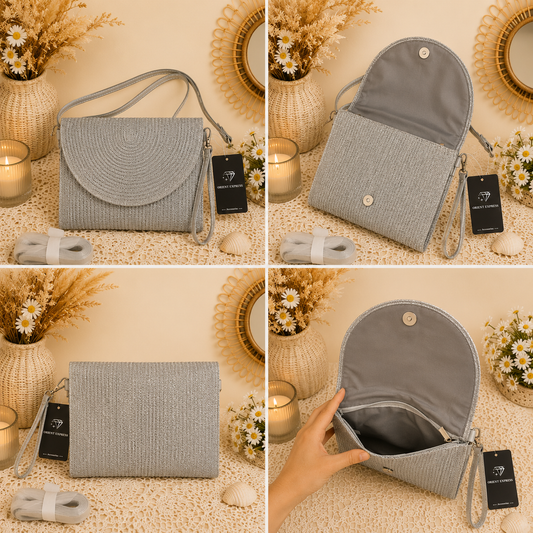 Grande pochette Argenté