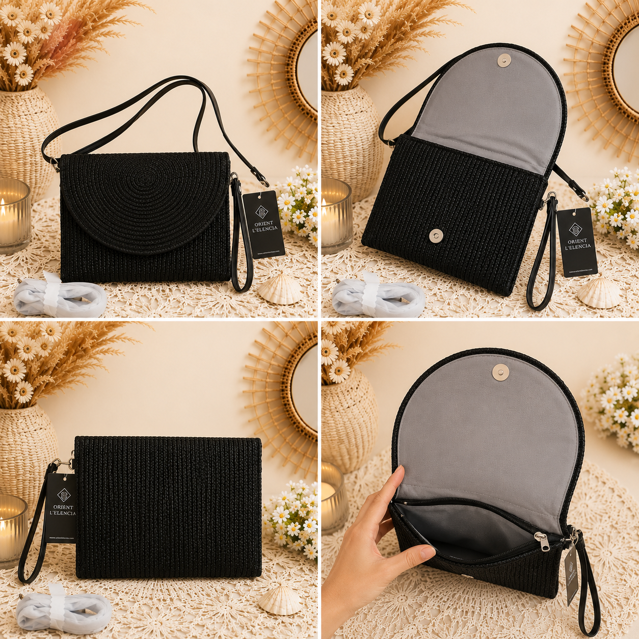 Grande Pochette bohème 🖤