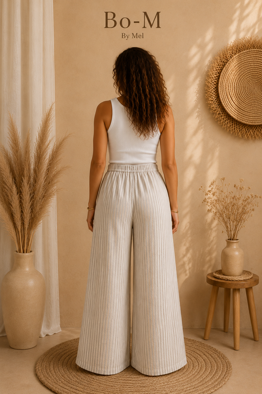 Pantalon rayé