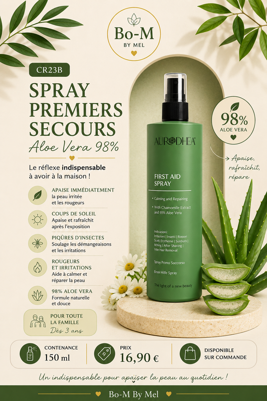 Spray Premiers Secours Aloe Vera 98 % 🌿