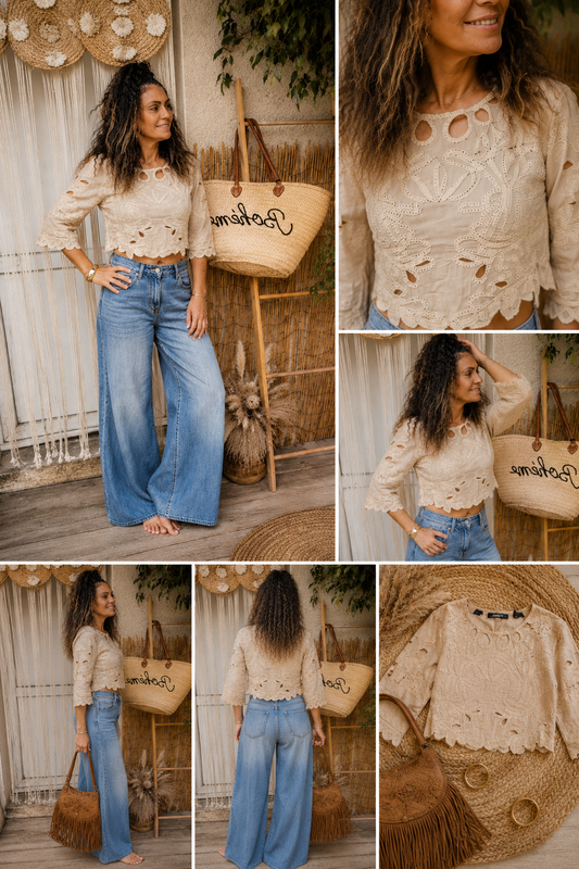 Croq top beige