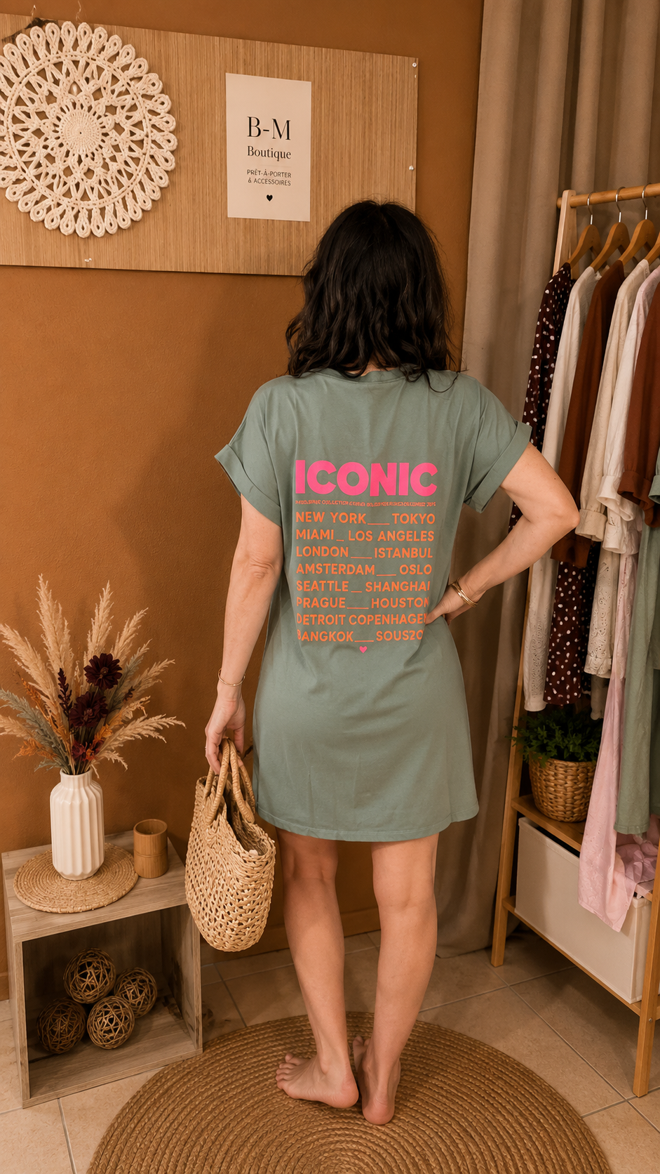 Robe iconic kaki 💚
